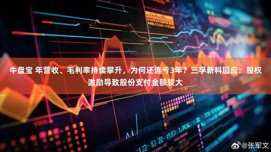 牛盘宝 年营收、毛利率持续攀升，为何还连亏3年？三孚新科回应：股权激励导致股份支付金额较大