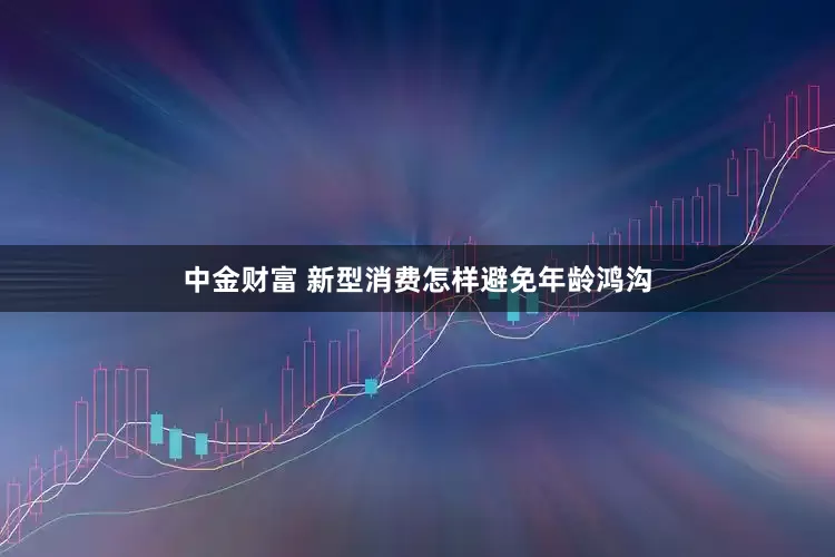中金财富 新型消费怎样避免年龄鸿沟